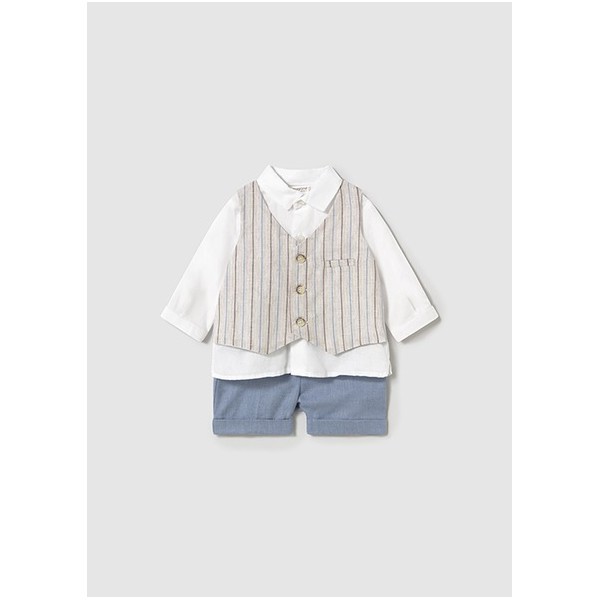 ROPA CONJUNTO PANTALON BEBE NIÑO _ CORTO CHALECO 
