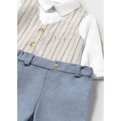 ROPA CONJUNTO PANTALON BEBE NIÑO _ CORTO CHALECO 