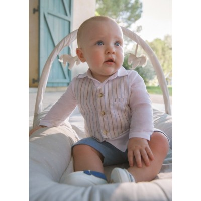 ROPA CONJUNTO PANTALON BEBE NIÑO _ CORTO CHALECO 