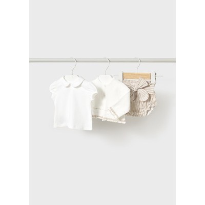 ROPA CONJUNTO BEBE NIÑA _ SHORT Y CHAQUETA 