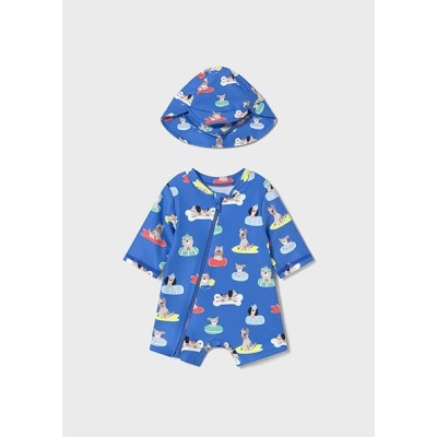 ROPA CONJUNTO BAÑO BEBE NIÑO _ PELELE CON GORRO 