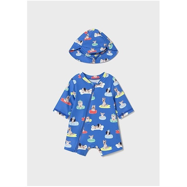 ROPA CONJUNTO BAÑO BEBE NIÑO _ PELELE CON GORRO 