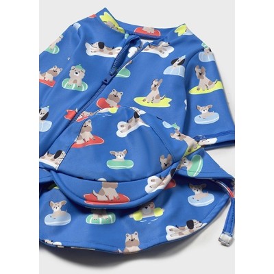 ROPA CONJUNTO BAÑO BEBE NIÑO _ PELELE CON GORRO 