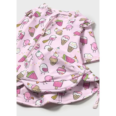 ROPA CONJUNTO BAÑO BEBE NIÑO _ PELELE CON GORRO 