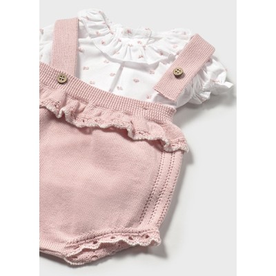 ROPA CONJUNTO BEBE NIÑA _ PETO TRICOT 