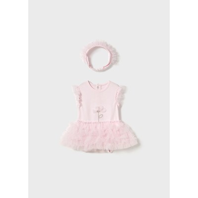 ROPA BODY BEBE NIÑA _ TUTU CON DIADEMA 