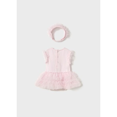 ROPA BODY BEBE NIÑA _ TUTU CON DIADEMA 