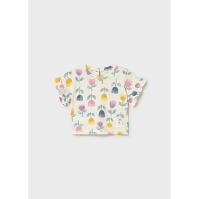 ROPA CAMISETA BEBE NIÑA MAYORAL M/C ESTAMPADA 