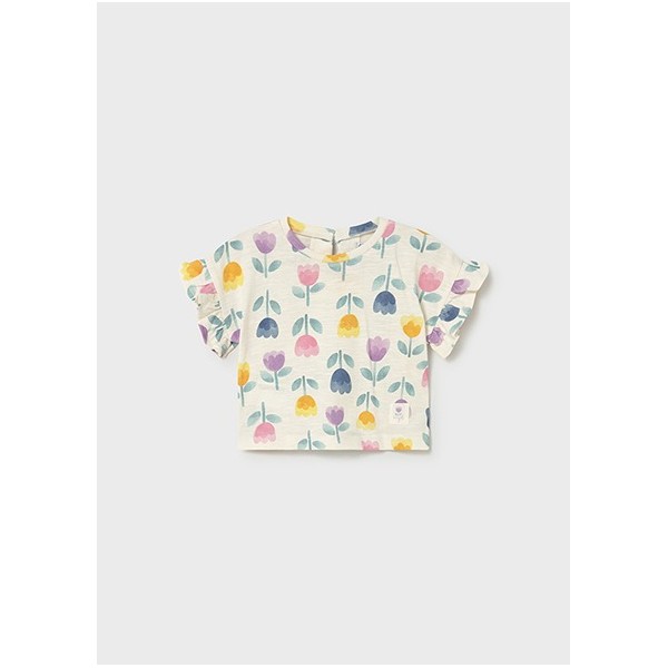 ROPA CAMISETA BEBE NIÑA MAYORAL M/C ESTAMPADA 