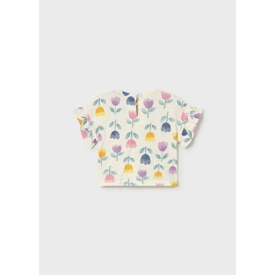 ROPA CAMISETA BEBE NIÑA MAYORAL M/C ESTAMPADA 