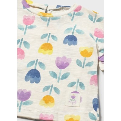 ROPA CAMISETA BEBE NIÑA MAYORAL M/C ESTAMPADA 