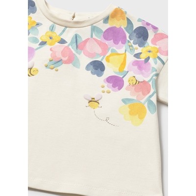 ROPA CAMISETA BEBE NIÑA MAYORAL M/C SERIGRAFIADA 