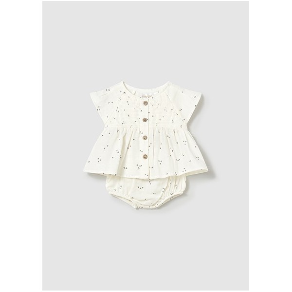 ROPA CONJUNTO BEBE NIÑA MAYORAL SHORT GASA 