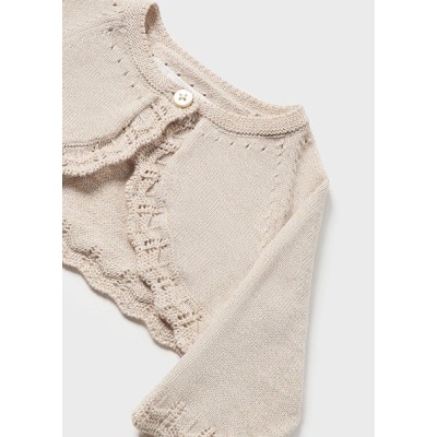 ROPA CHAQUETA BEBE NIÑA _ TRICOT BÁSICA 