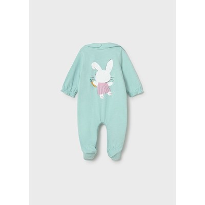ROPA CONJUNTO BEBE NIÑA MAYORAL PELELE LARGO Y BABERO 