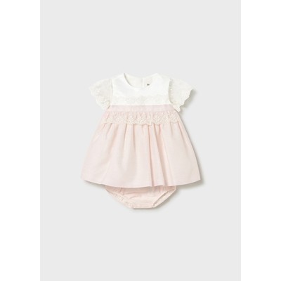 ROPA VESTIDO BEBE NIÑA MAYORAL COMBINADO CEREMONIA 