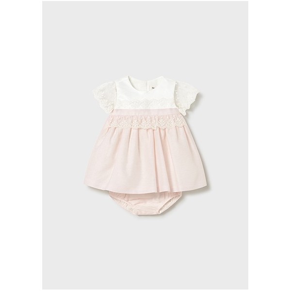 ROPA VESTIDO BEBE NIÑA MAYORAL COMBINADO CEREMONIA 