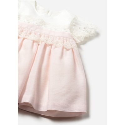 ROPA VESTIDO BEBE NIÑA MAYORAL COMBINADO CEREMONIA 