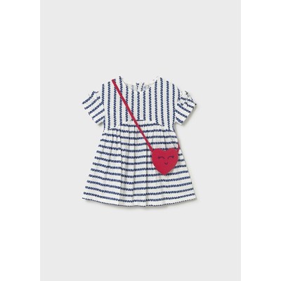 ROPA VESTIDO BEBE NIÑA MAYORAL CON BOLSO 