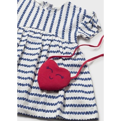 ROPA VESTIDO BEBE NIÑA MAYORAL CON BOLSO 