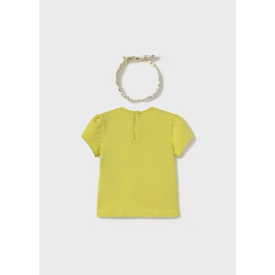 ROPA CAMISETA BEBE NIÑA _ M/C CON DIADEMA 