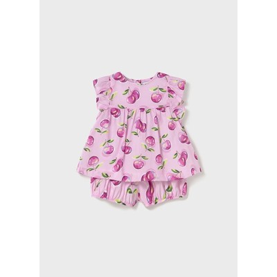 ROPA CONJUNTO BEBE NIÑA _ BERMUDA TOTAL LOOK 