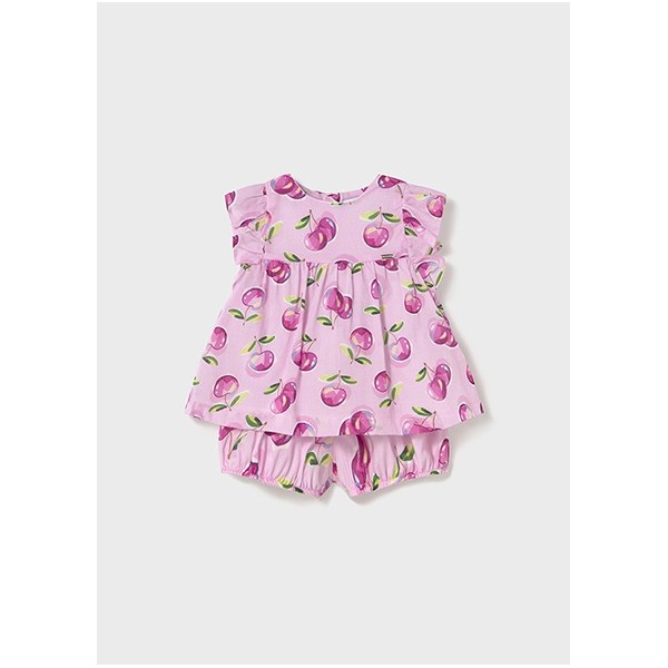 ROPA CONJUNTO BEBE NIÑA _ BERMUDA TOTAL LOOK 