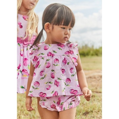 ROPA CONJUNTO BEBE NIÑA _ BERMUDA TOTAL LOOK 