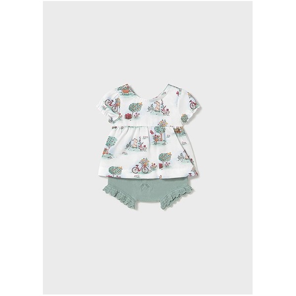 ROPA CONJUNTO BEBE NIÑA _ SHORT TRICOT 
