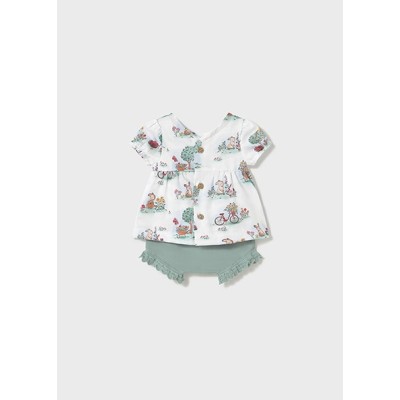 ROPA CONJUNTO BEBE NIÑA _ SHORT TRICOT 