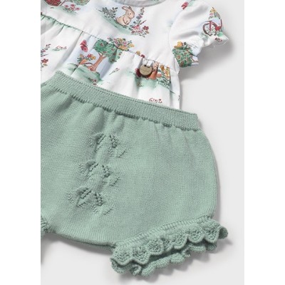 ROPA CONJUNTO BEBE NIÑA _ SHORT TRICOT 