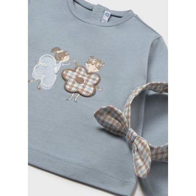 ROPA CAMISETA BEBE NIÑA MAYORAL M/L CON DIADEMA 