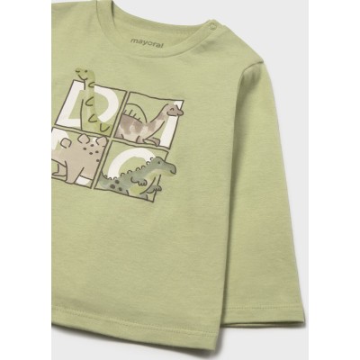 ROPA CAMISETA BEBE NIÑO MAYORAL M/L DINOS 