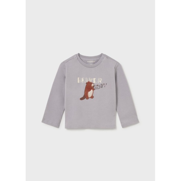 ROPA CAMISETA BEBE NIÑO MAYORAL M/L MÚSICOS 