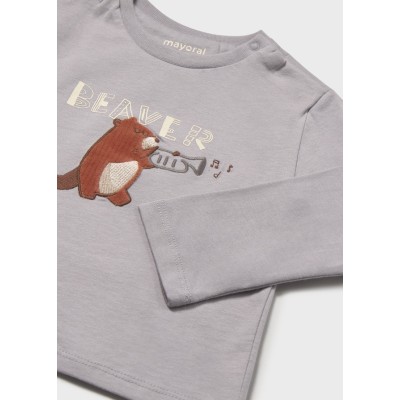 ROPA CAMISETA BEBE NIÑO MAYORAL M/L MÚSICOS 