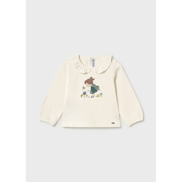 ROPA CAMISETA BEBE NIÑA MAYORAL M/L VESTIR 