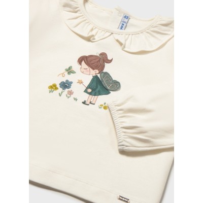 ROPA CAMISETA BEBE NIÑA MAYORAL M/L VESTIR 