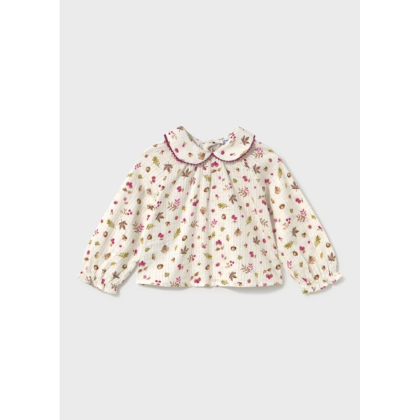 ROPA BLUSA BEBE NIÑA MAYORAL PLANA TEXTURA 