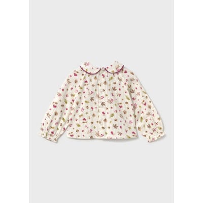 ROPA BLUSA BEBE NIÑA MAYORAL PLANA TEXTURA 