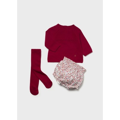 ROPA CONJUNTO BEBE NIÑA MAYORAL SHORT 3 PIEZAS 