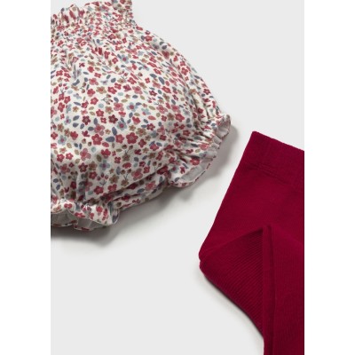 ROPA CONJUNTO BEBE NIÑA MAYORAL SHORT 3 PIEZAS 