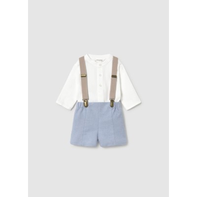 ROPA CONJUNTO PANTALON BEBE NIÑO MAYORAL CAMISA TIRANTES 