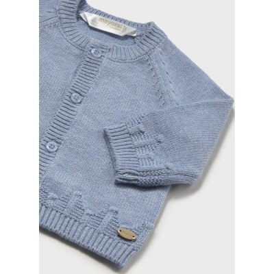 ROPA CHAQUETA BEBE NIÑO MAYORAL TRICOT CUELLO REDONDO 
