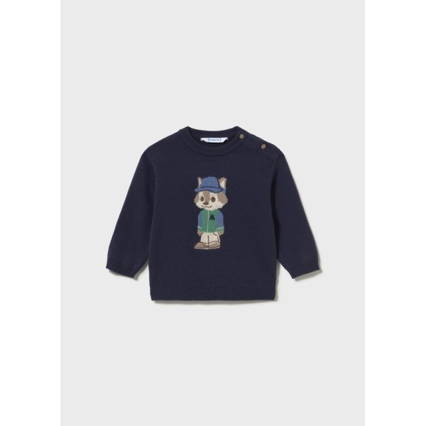 ROPA JERSEY BEBE NIÑO MAYORAL INTARSIA PERSONAJE 