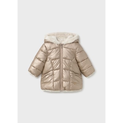 ROPA CHAQUETON BEBE NIÑA MAYORAL REVERSIBLE PELO 