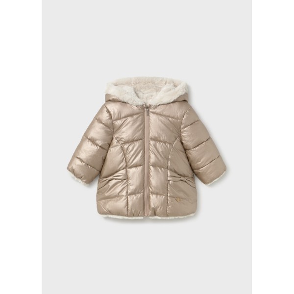 ROPA CHAQUETON BEBE NIÑA MAYORAL REVERSIBLE PELO 