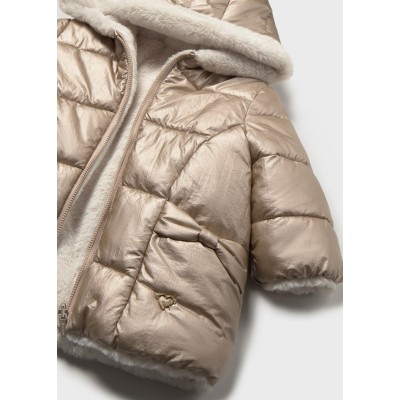 ROPA CHAQUETON BEBE NIÑA MAYORAL REVERSIBLE PELO 