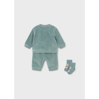 ROPA CHANDAL BEBE NIÑO MAYORAL 2 PIEZAS PUNTO PANA 