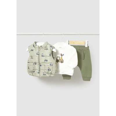 ROPA CHANDAL BEBE NIÑO MAYORAL 3 PIEZAS CHALECO 