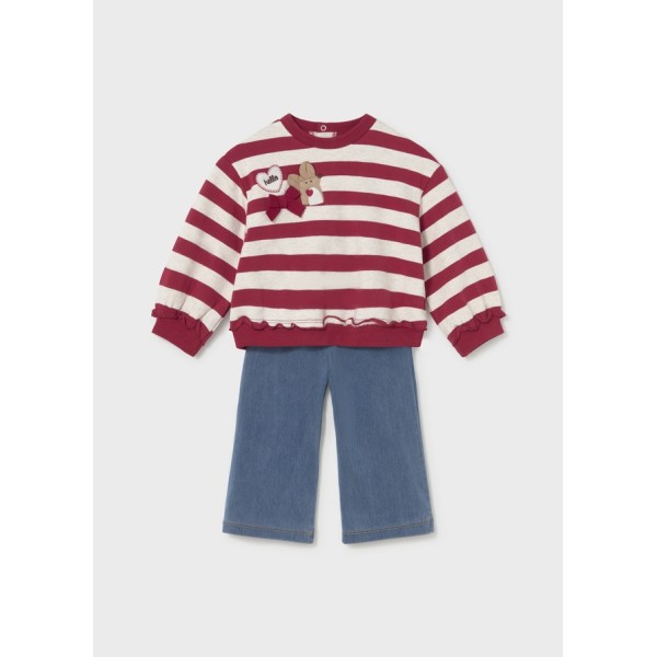 ROPA CONJUNTO LEGGINGS BEBE NIÑA MAYORAL PULLOVER 